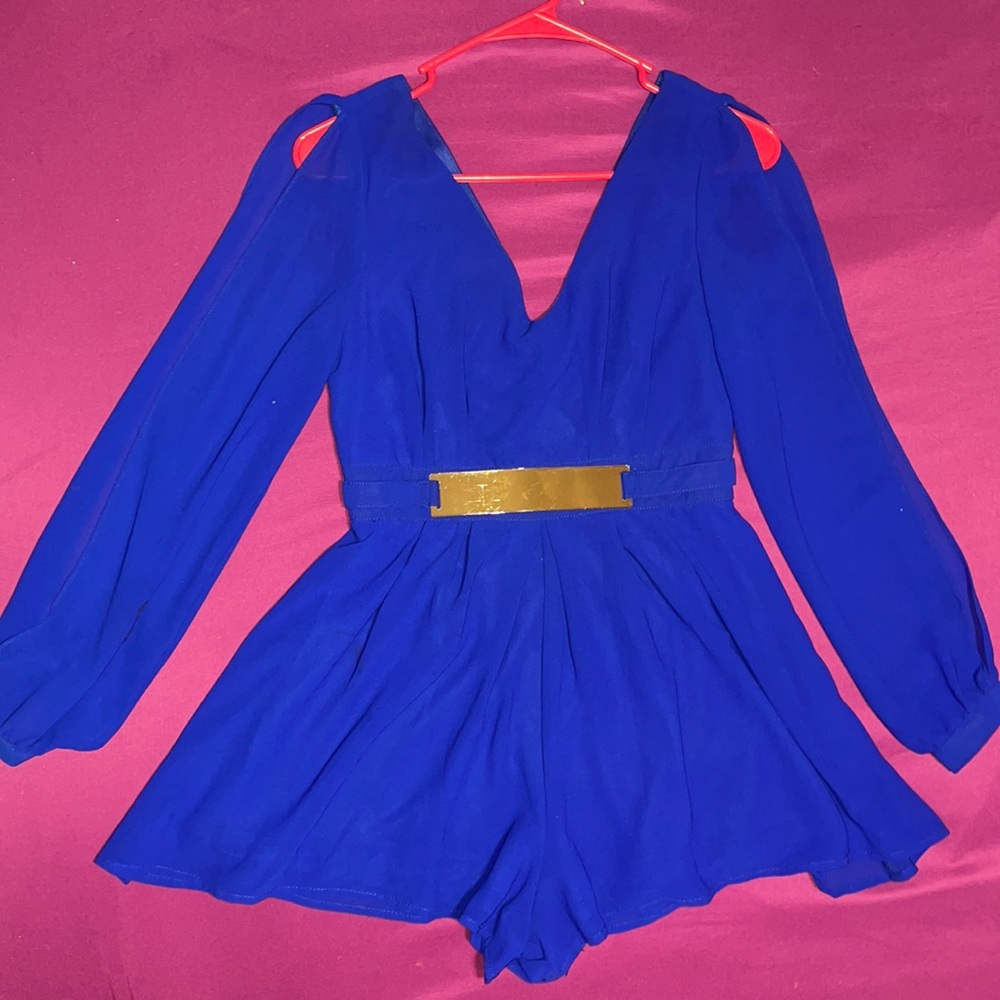 A’GACI Royal Blue Romper (S)